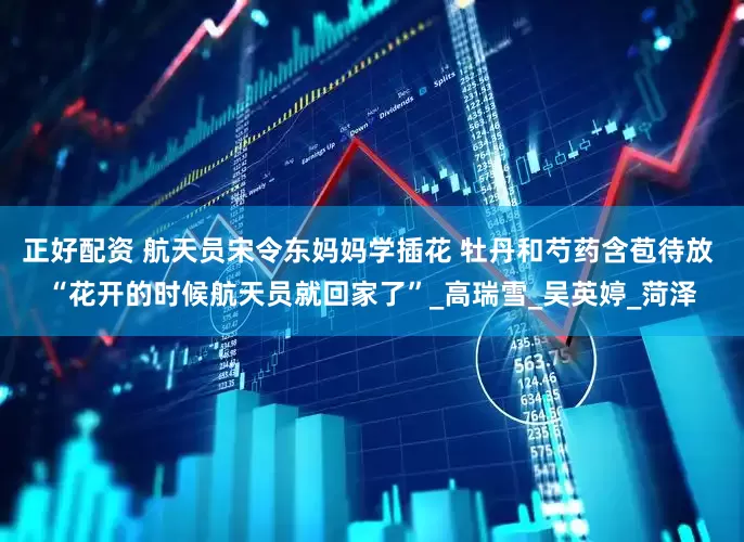 正好配资 航天员宋令东妈妈学插花 牡丹和芍药含苞待放 “花开的时候航天员就回家了”_高瑞雪_吴英婷_菏泽