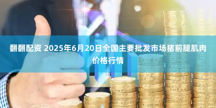 翻翻配资 2025年6月20日全国主要批发市场猪前腿肌肉价格行情